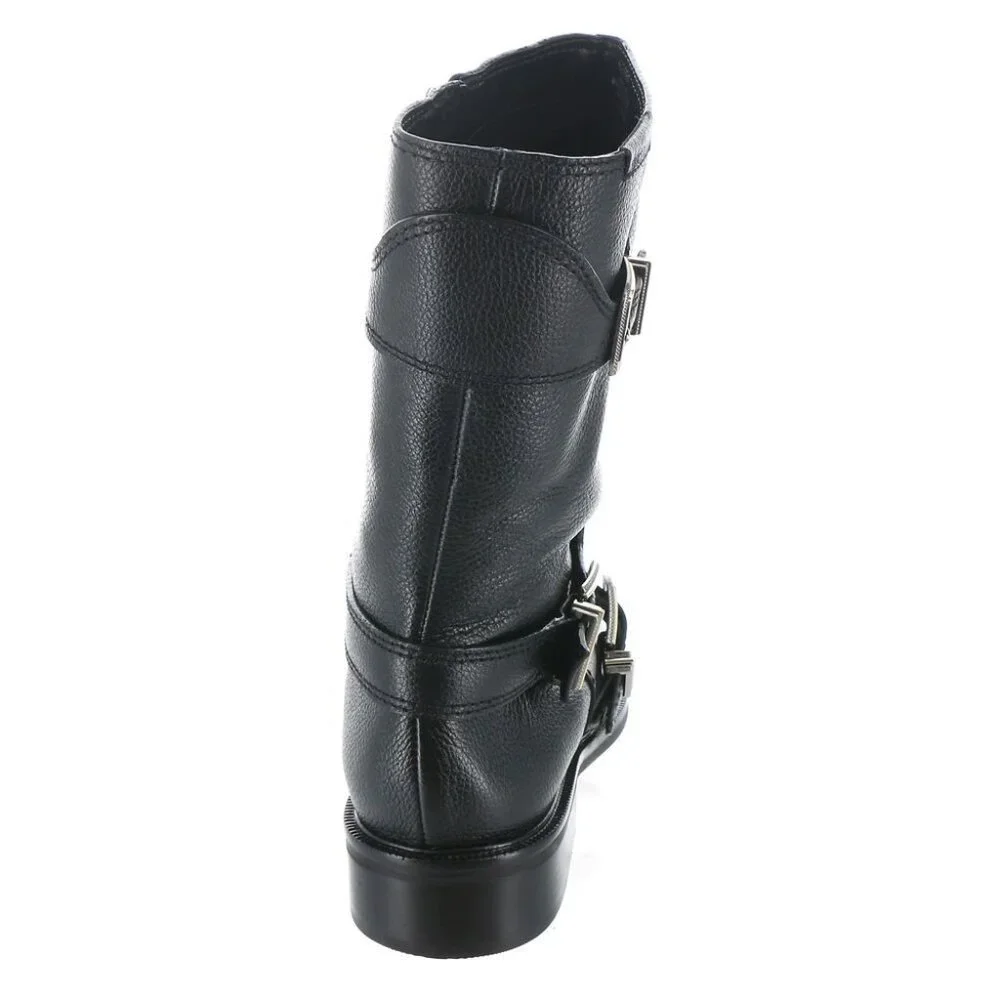 🆕 VINCE CAMUTO Alicenta Moto Bootie Boots 36, 5.5 Black - Picture 4 of 13